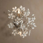GV Fiore Crystal Iron Sconce