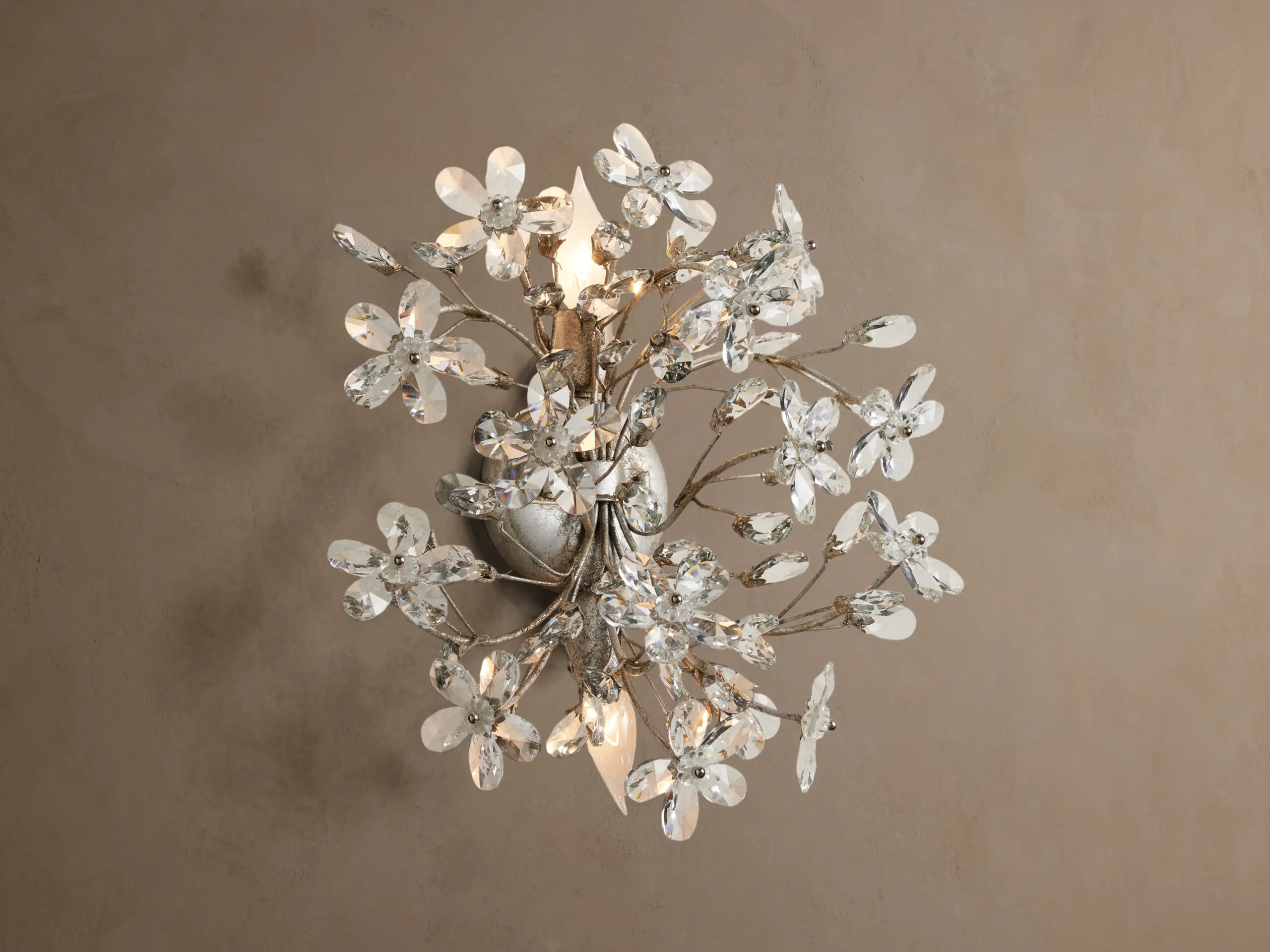 66636H679_IE260119 GV Fiore Crystal Iron Sconce - Image 1