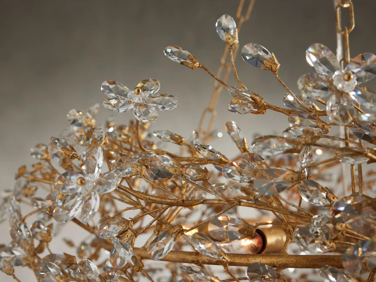 GV Fiore Crystal Crown Light Chandelier - Image 13