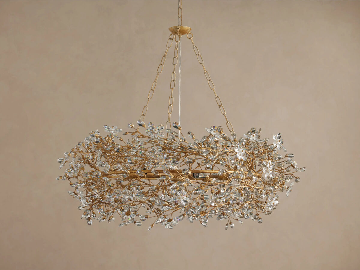 GV Fiore Crystal Crown Light Chandelier - Image 12
