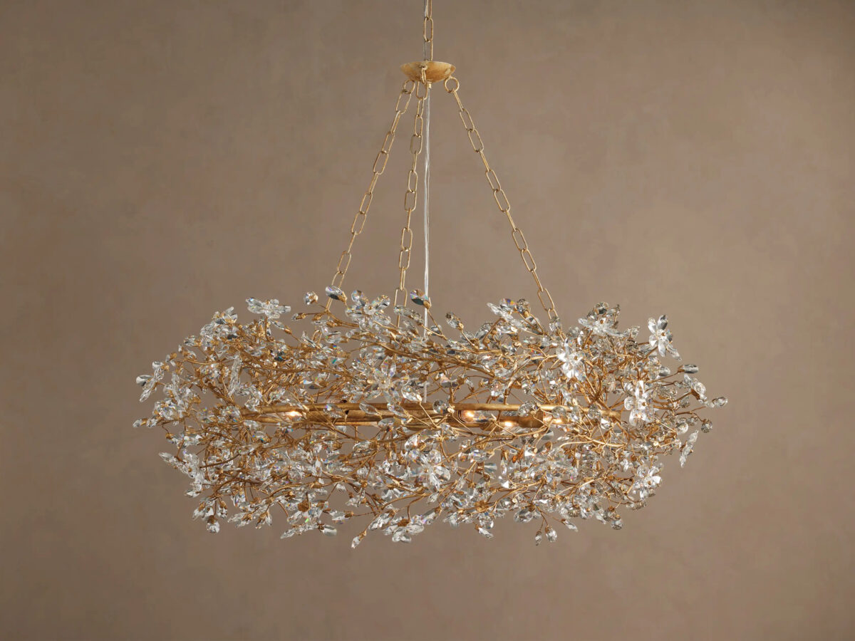 GV Fiore Crystal Crown Light Chandelier - Image 10