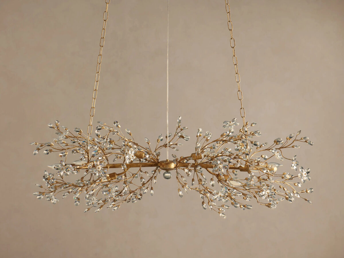 GV Linear Crystal Light Fiore Chandelier - Image 6