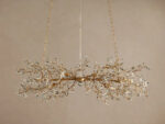 GV Linear Crystal Light Fiore Chandelier - Image 6