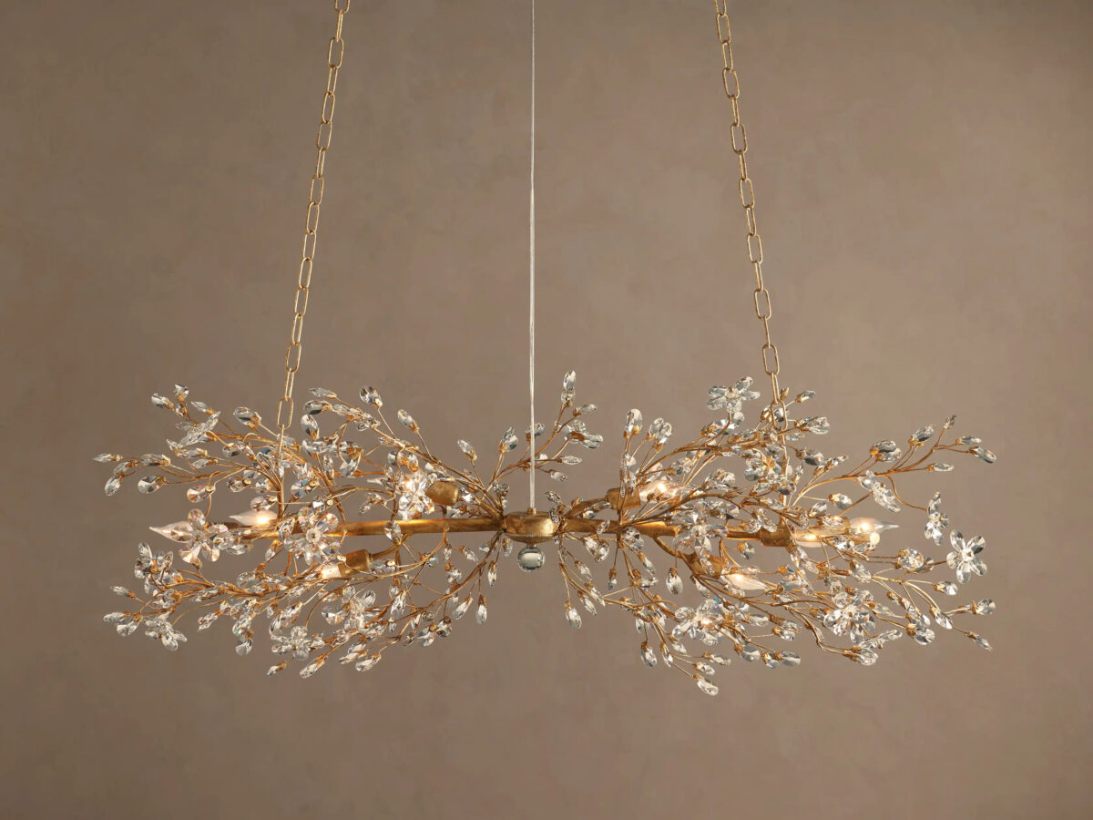GV Linear Crystal Light Fiore Chandelier - Image 5