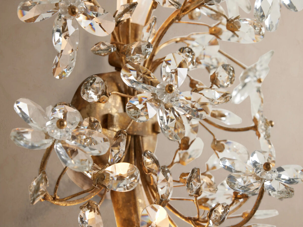 GV Fiore Crystal Iron Sconce - Image 6
