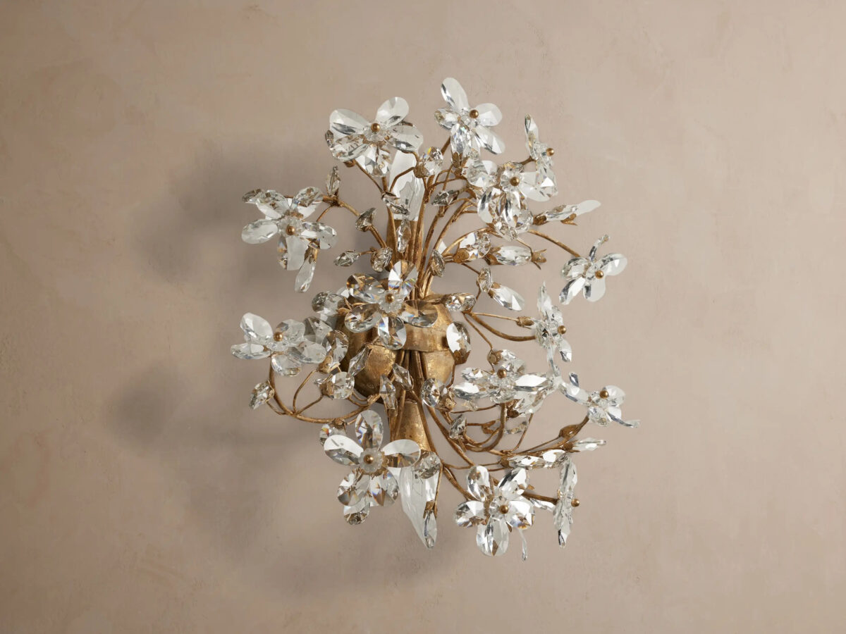 GV Fiore Crystal Iron Sconce - Image 5