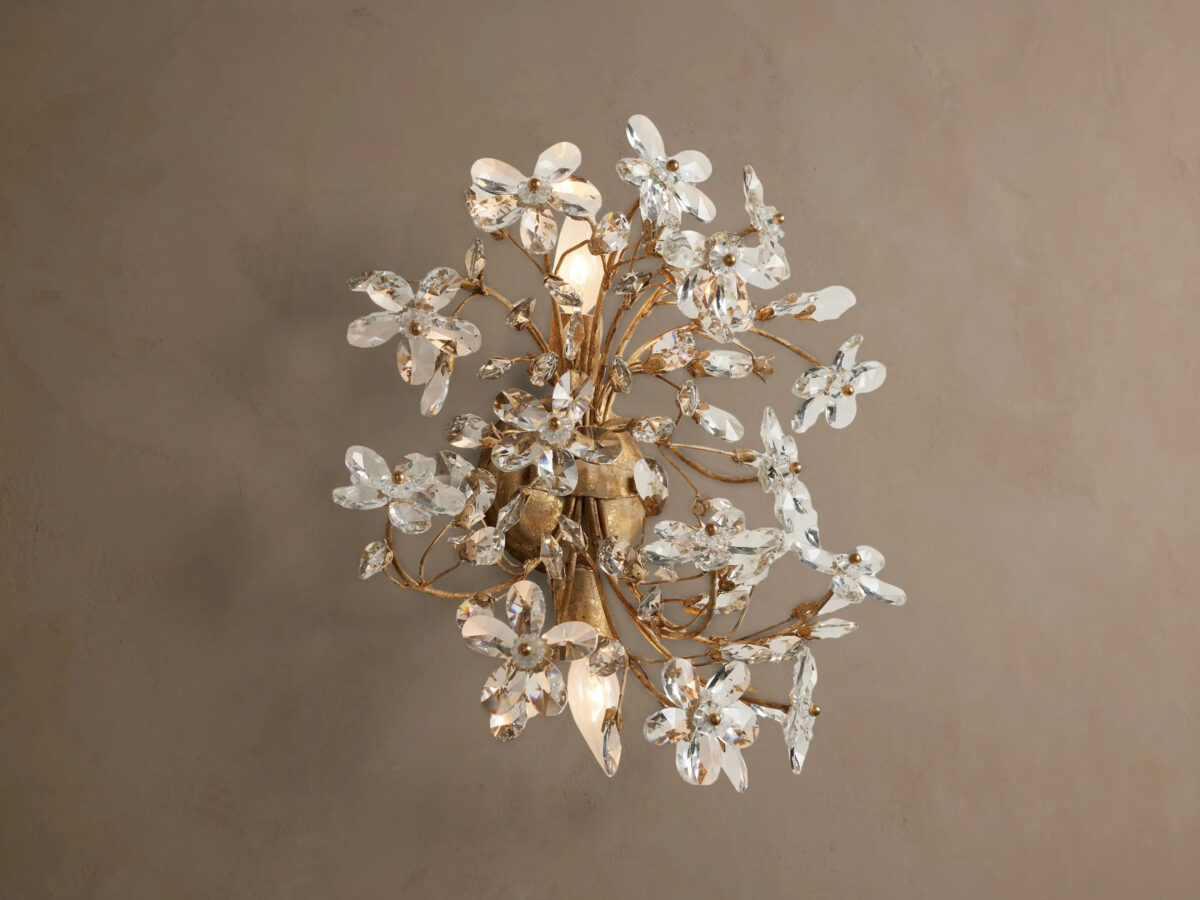 GV Fiore Crystal Iron Sconce - Image 4