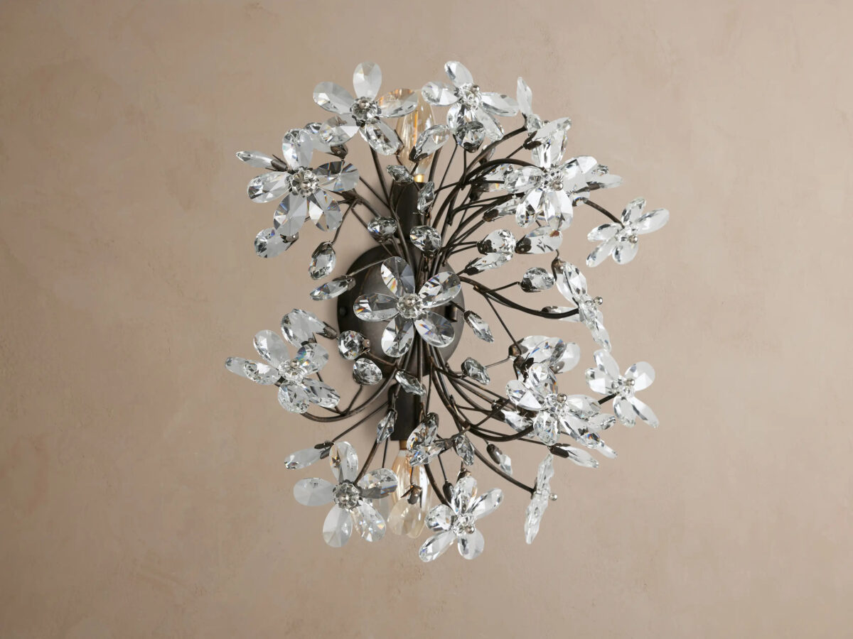 GV Fiore Crystal Iron Sconce - Image 8