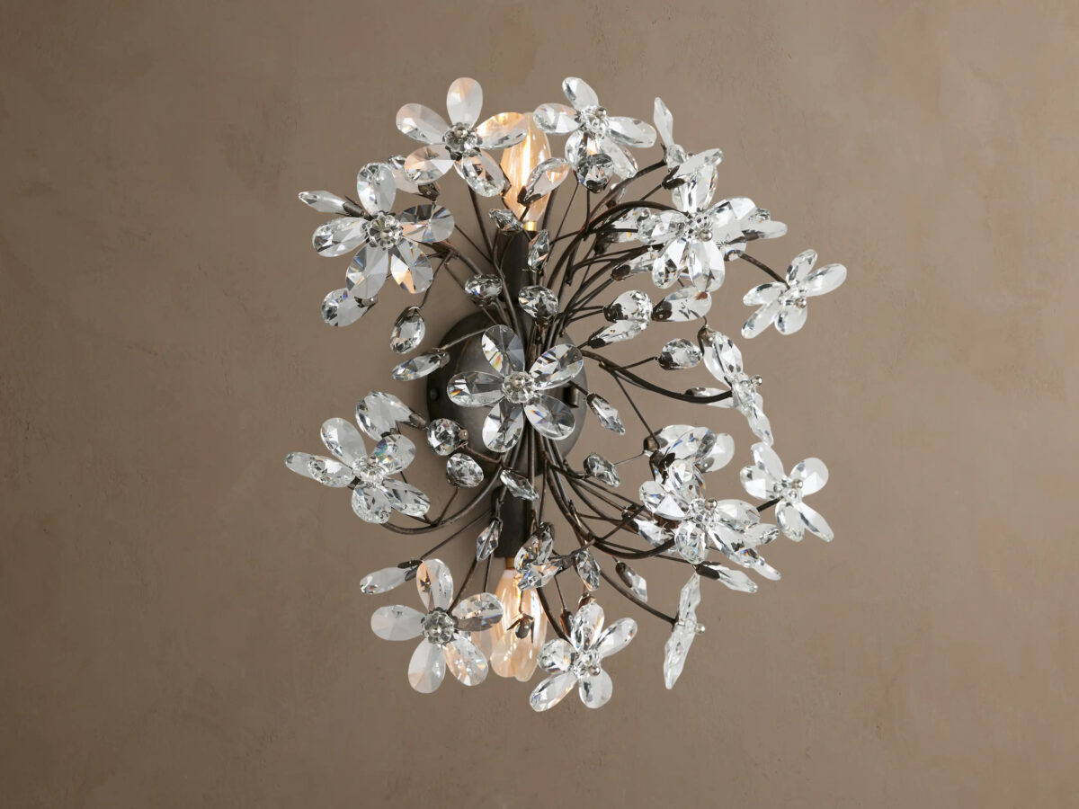 GV Fiore Crystal Iron Sconce - Image 7