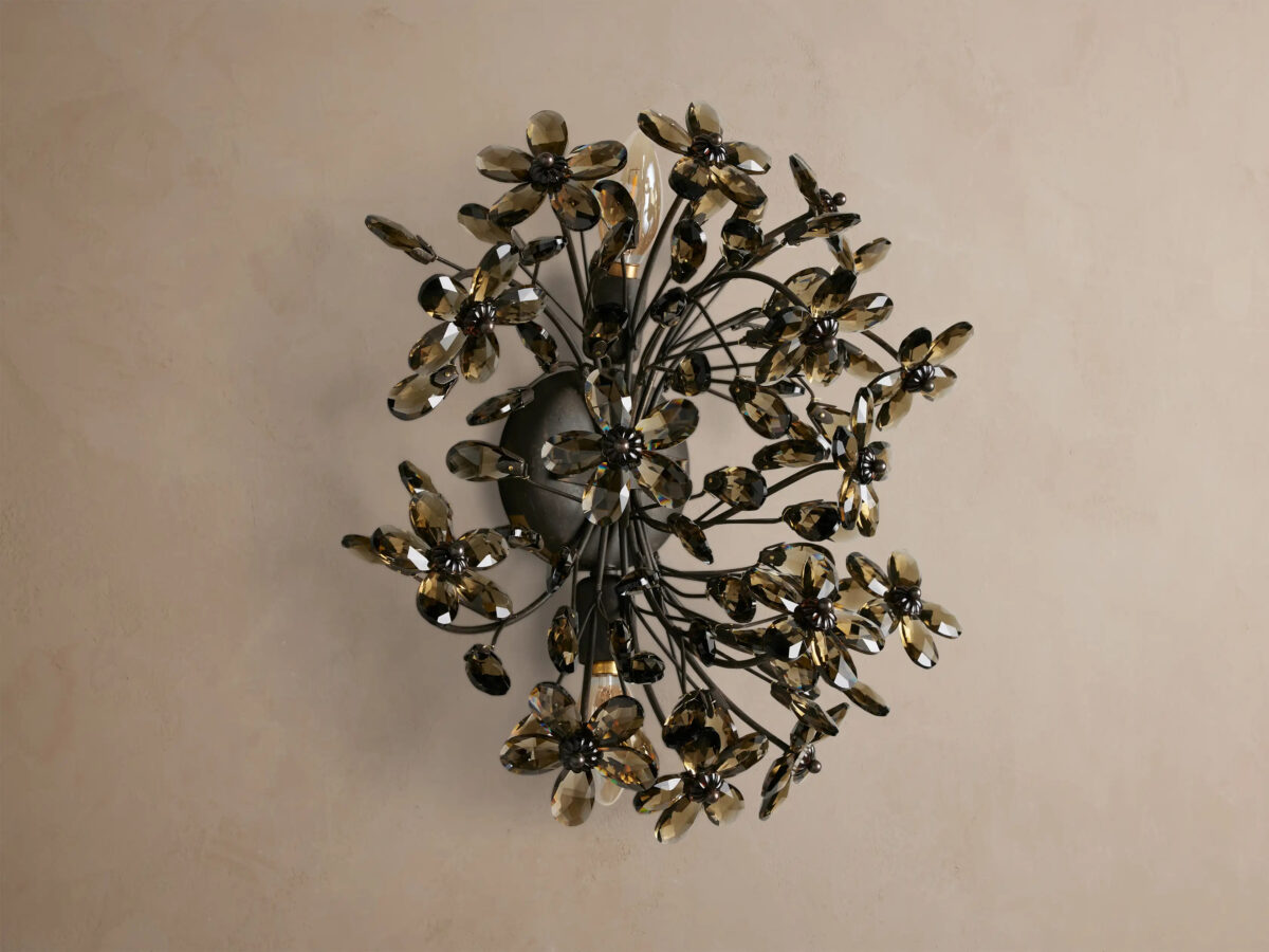 GV Fiore Crystal Iron Sconce - Image 11