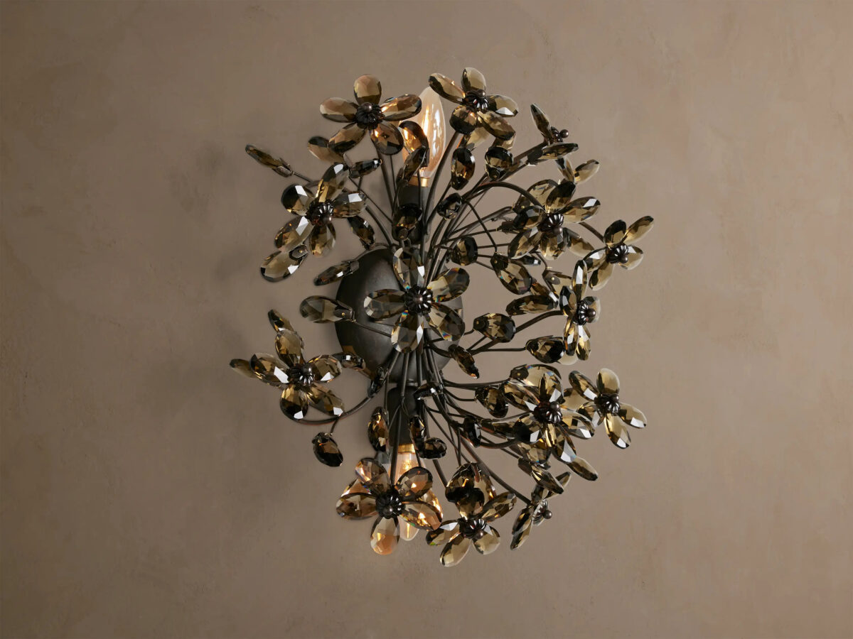 GV Fiore Crystal Iron Sconce - Image 10
