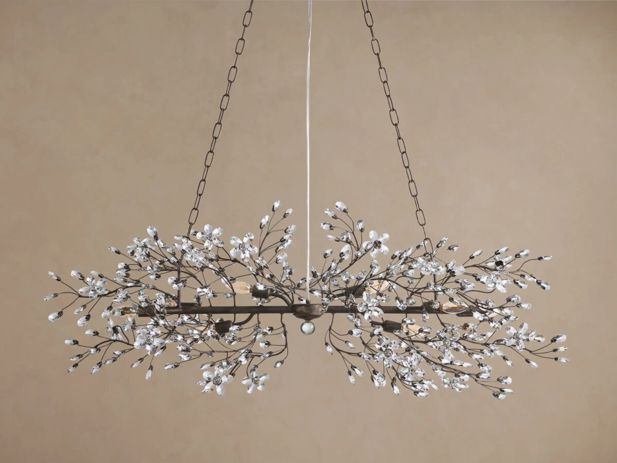 GV Linear Crystal Light Fiore Chandelier - Image 14