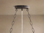 GV Fiore Iron Oval Chandelier with Crystal Floral Details - Image 19