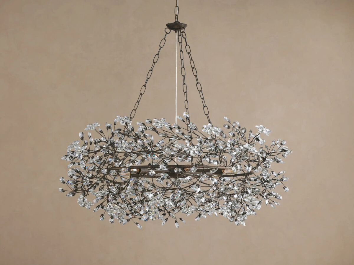 GV Fiore Crystal Crown Light Chandelier - Image 46