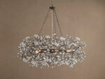 GV Fiore Crystal Crown Light Chandelier - Image 44