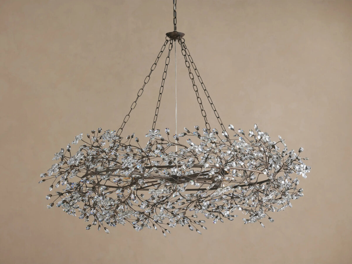 GV Fiore Crystal Crown Light Chandelier - Image 41
