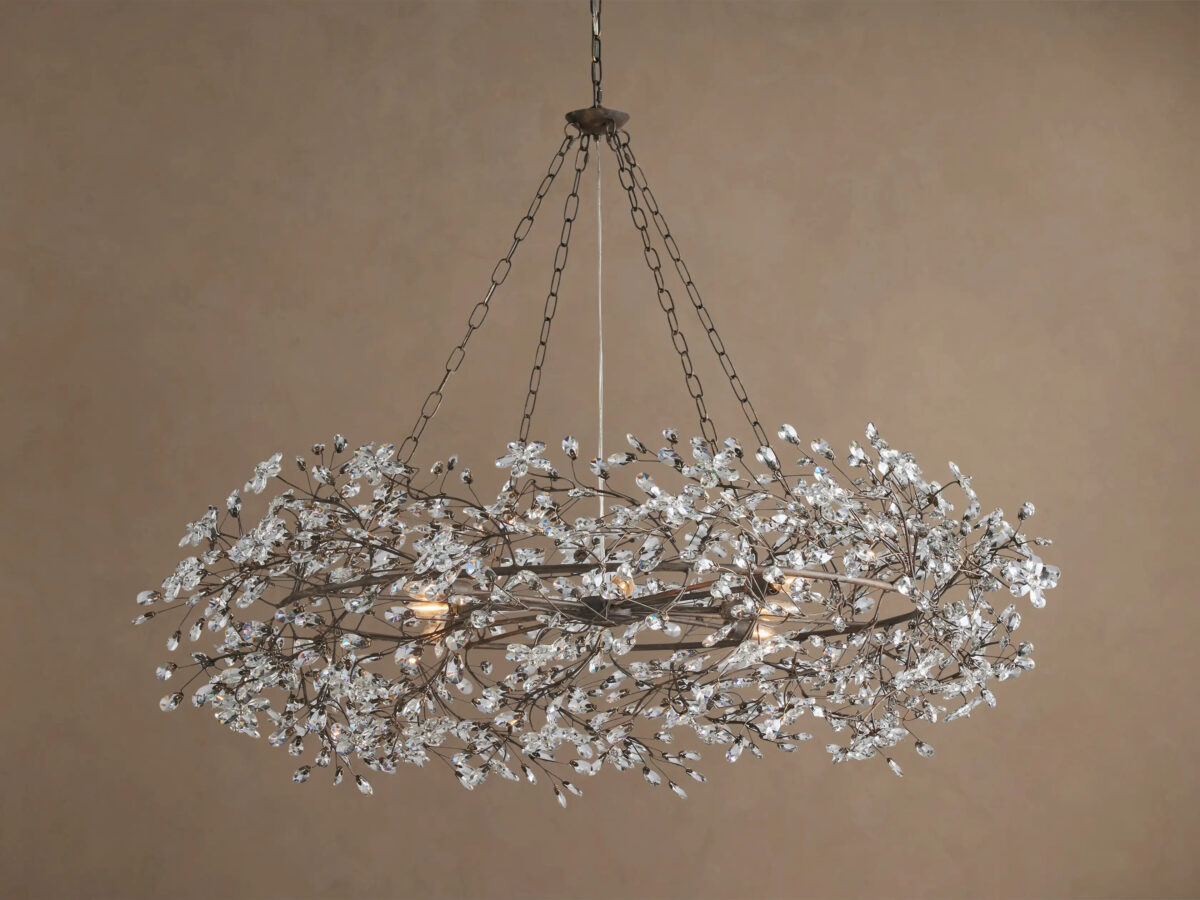 GV Fiore Crystal Crown Light Chandelier - Image 39