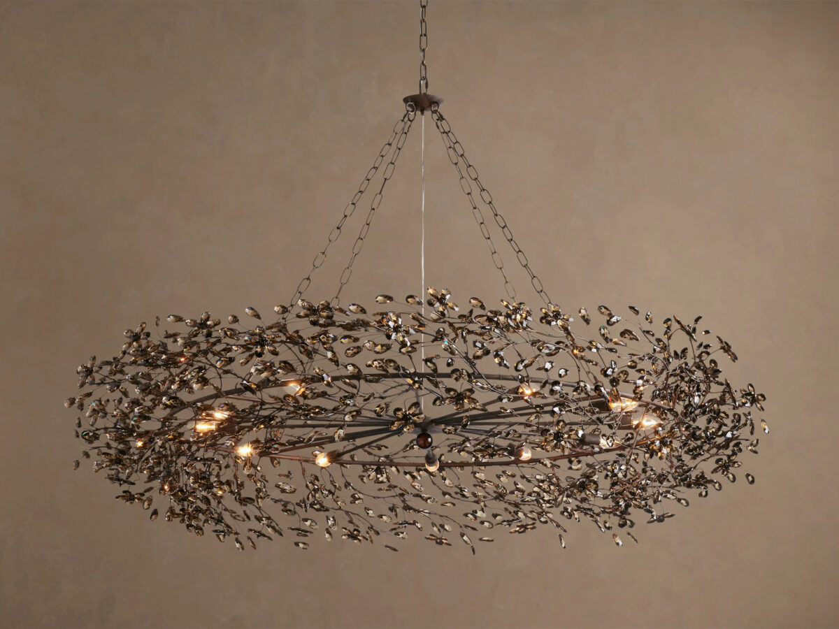 GV Fiore Crystal Crown Light Chandelier - Image 15