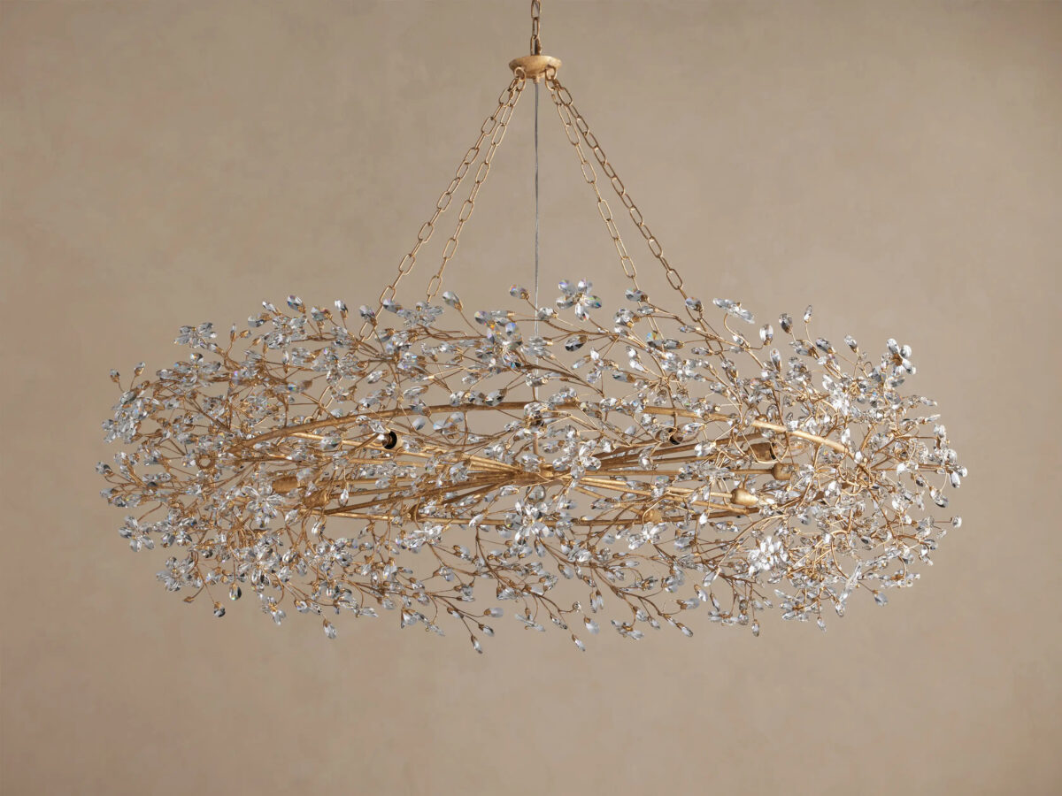 GV Fiore Crystal Crown Light Chandelier - Image 3