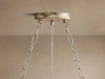 GV Fiore Iron Oval Chandelier with Crystal Floral Details - Image 15