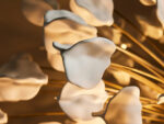 GV Lunaria Ceramic Chandelier in Brass and Ivory - Image 4