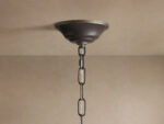 GV Lunaria Ceramic Chandelier in Brass and Ivory - Image 10