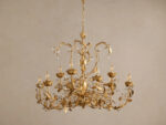 GV Iron Leaf Chandelier in Bronze 36 Inch - Image 15