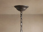 GV Iron Leaf Chandelier in Bronze 36 Inch - Image 12
