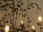 GV Iron Leaf Chandelier in Bronze 36 Inch - Image 11