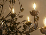 GV Iron Leaf Chandelier in Bronze 36 Inch - Image 10