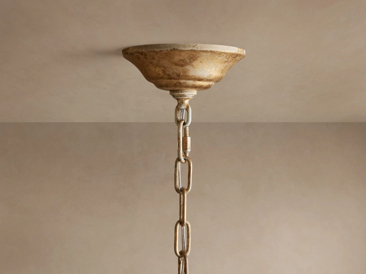 GV Iron Leaf Chandelier in Bronze 36 Inch - Image 24