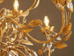 GV Iron Leaf Chandelier in Bronze 36 Inch - Image 23