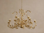 GV Iron Leaf Chandelier in Bronze 36 Inch - Image 21