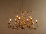 GV Iron Leaf Chandelier in Bronze 36 Inch - Image 19