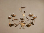 GV Ninfea 49 Inch Iron Gold Chandelier - Image 2