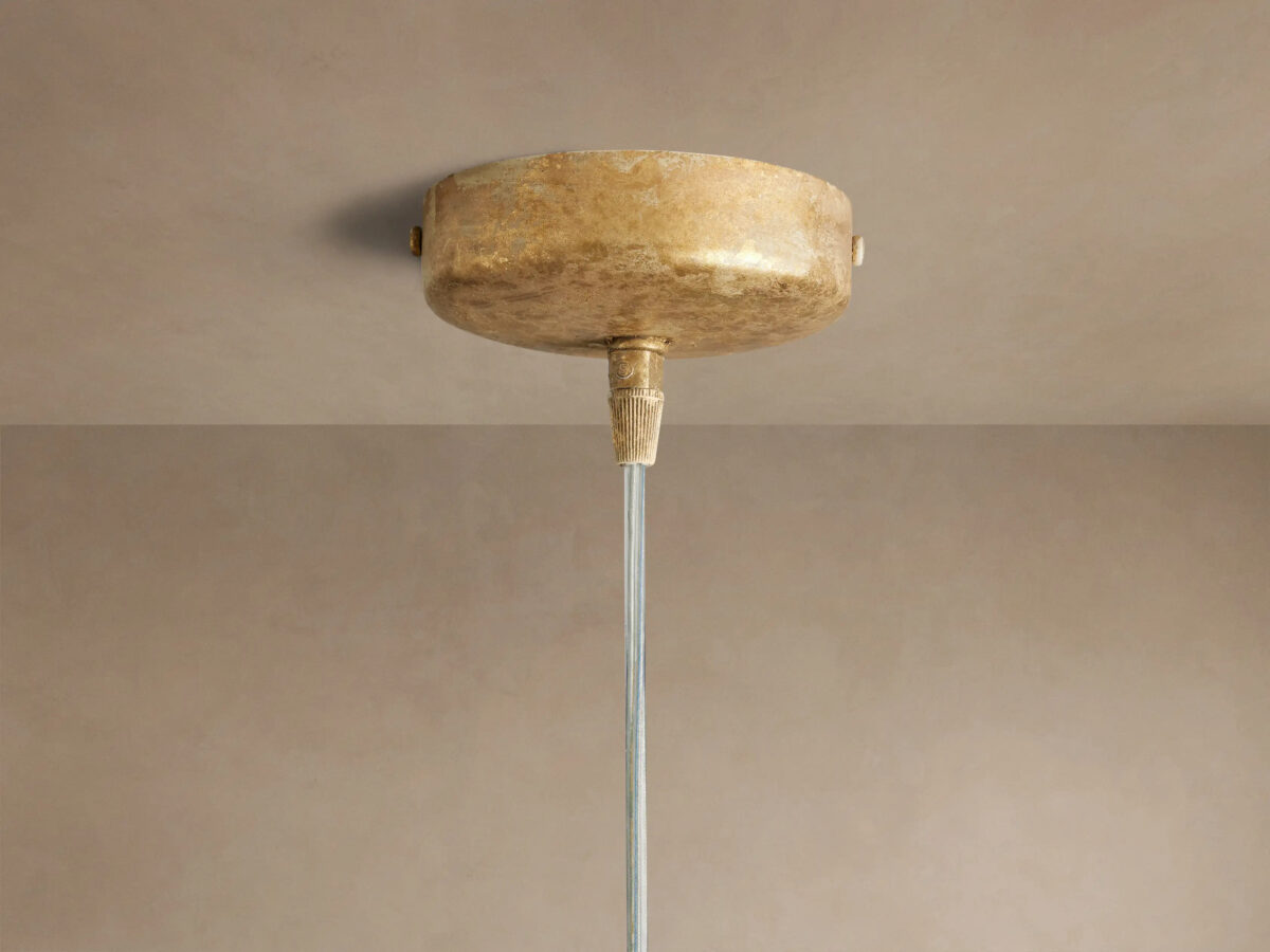 GV Lorca Iron Flower Pendant in Bronze - Image 7