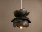 GV Lorca Iron Flower Pendant in Bronze