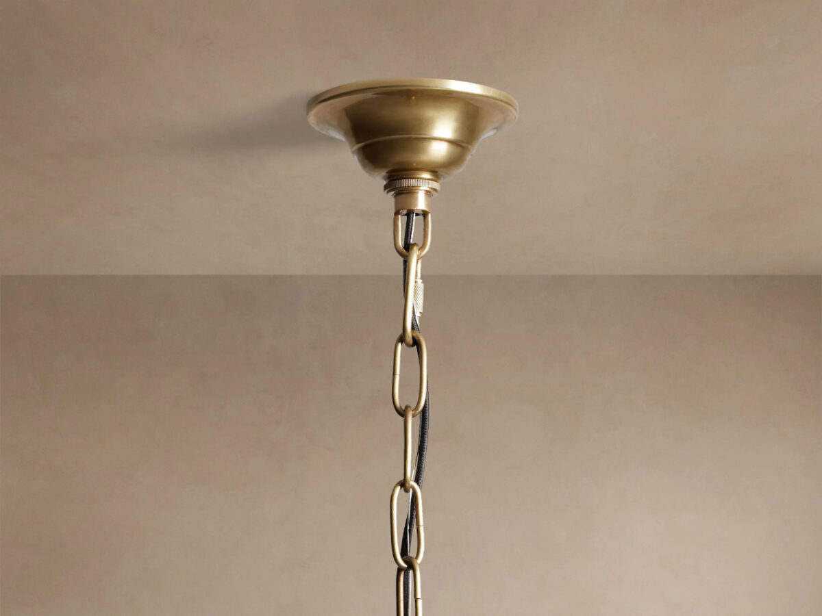 GV Eliana Brass Lantern Pendant Light - Image 2