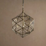 GV Eliana Brass Lantern Pendant Light