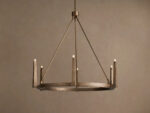 GV Emmet Brass Chandelier 54 Inch Round Frame - Image 5