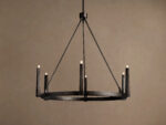 GV Emmet Brass Chandelier 54 Inch Round Frame - Image 13