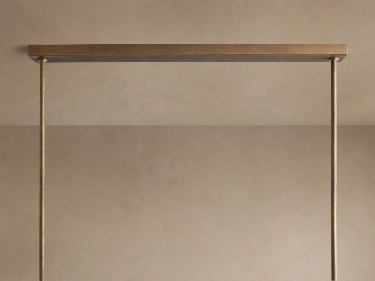 GV Emmet Brass Linear Light Chandelier 72 Inch - Image 4