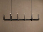 GV Emmet Brass Linear Light Chandelier 72 Inch - Image 13