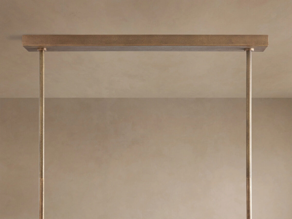 GV Emmet Brass Linear Light Chandelier 72 Inch - Image 12