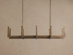 GV Emmet Brass Linear Light Chandelier 72 Inch - Image 10