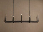 GV Emmet Brass Linear Light Chandelier 72 Inch - Image 21