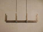 GV Emmet Brass Linear Light Chandelier 72 Inch - Image 6