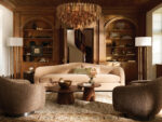 GV Emmet Brass Floor Lamp with Linen Shade - Image 2