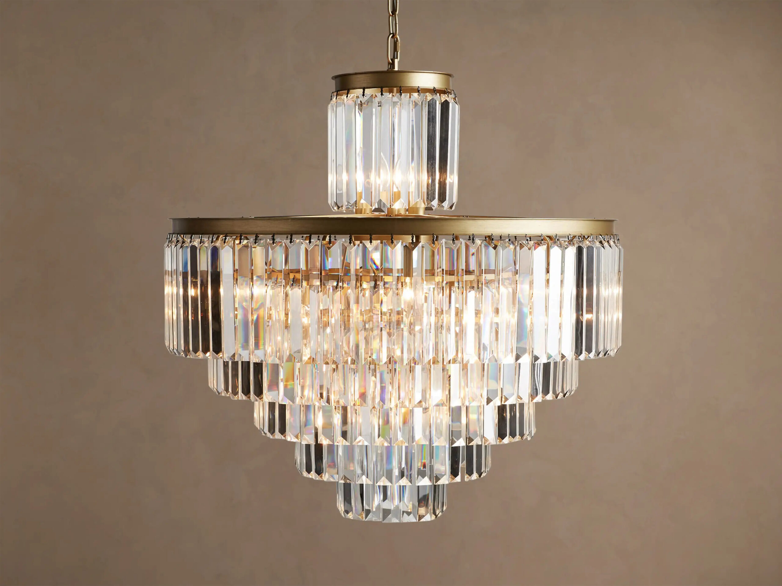 760LEY22LC_H260113 GV Leyland Crystal Deco Light Chandelier - Image 1