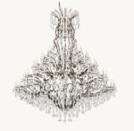 Elegant crystal chandelier by Gorvey Lighting for luxurious interiors.